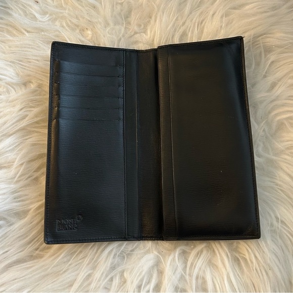 Mont Blanc black leather wallet for men - Picture 4 of 5